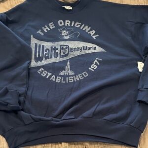 Disney Classic Navy Crewneck Sweater